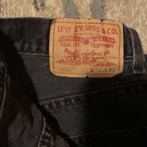 Levi’s 32x32 black 505 jeans